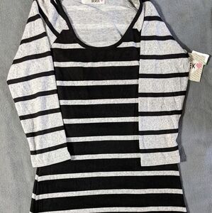 Derek Heart knit striped stretch dress size Medium